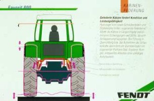 Kabinenfederung Favorit 800 Fendt