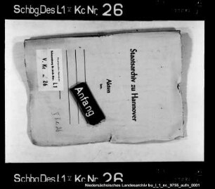 Geldregister Enthält: Manual und verschiedene Bruchstücke