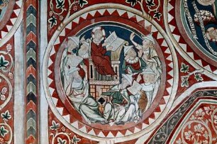 südliche Gewölbekappe — Bildfeld: Der zwölfjährige Jesus im Tempel