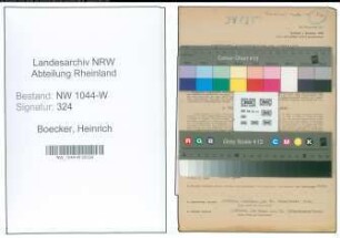 Entnazifizierung Heinrich Boecker , geb. 04.12.1883 (Gemeindevertreter)