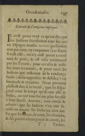 Extrait de l'onzième replique.