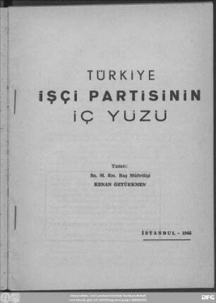 Türkiye İşçi Partisinin iç yüzü