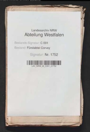 Kaduzität des Lehnguts Ottbergen der Familie Gronefeld