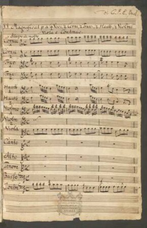 1. Magnificat anima mea Dominum (Coro)