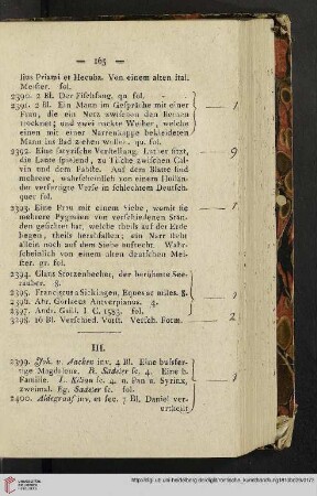 III. (Nr. 2399-3266)