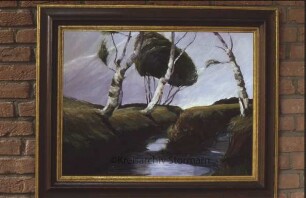 Ausstellung "Landschaften" von Lothar Hoffmann: Ölgemälde