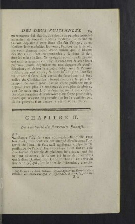De L'autorité du Souverain Pontife.