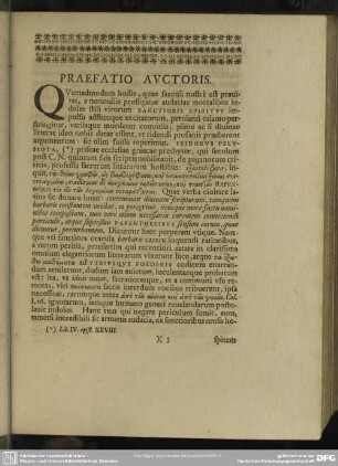 Praefatio Auctoris