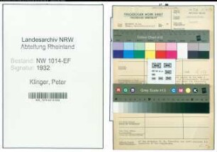 Entnazifizierung Peter Klinger , geb. 00.00.0000 (Architekt)