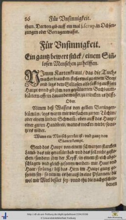 Für Unsinnigkeit