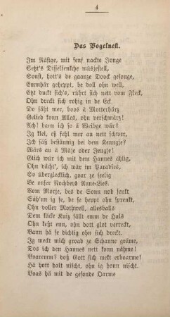 Das Vogelnest.