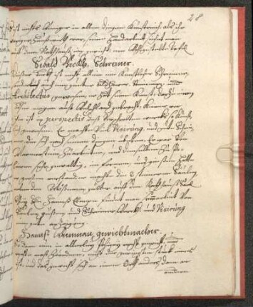 Sebald Beckh, Schreiner. - [Sebald Beck]