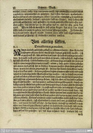 Von allerley säfften