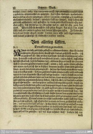 Von allerley säfften