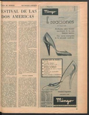 Festival de las dos américas : Crítica de música