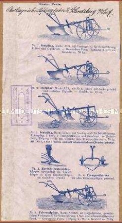 Pflüge der Firma Dobler