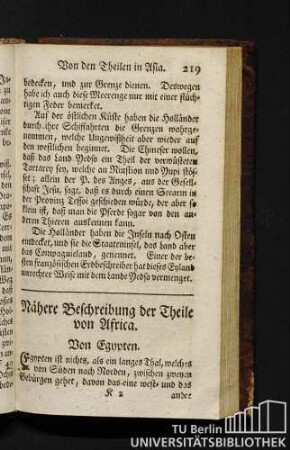 Von Egypten.