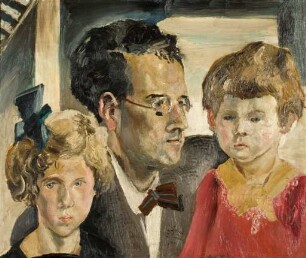Arthur Kaufmann mit seinen Kindern Miriam und Hans