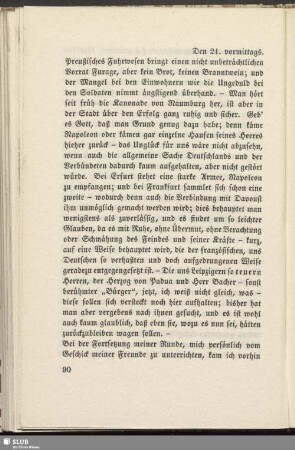 Den 21. vormittags