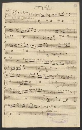 Viola (Einführungsmusik Lütkens, Satz 12b)