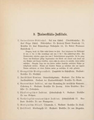 8-11, B. Universitäts-Institute