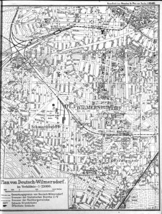Plan von Deutsch-Wilmersdorf