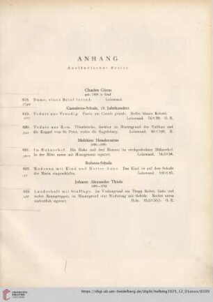 Anhang (Nr. 618-623)