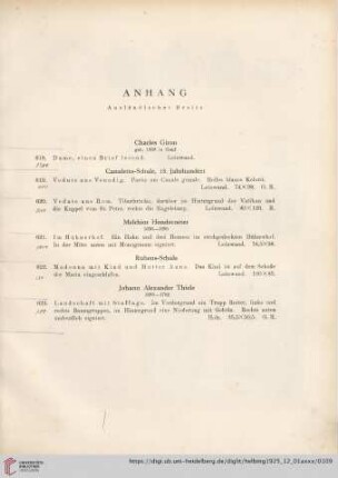 Anhang (Nr. 618-623)
