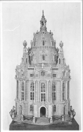 Frauenkirche : Modell der Frauenkirche zu Dresden