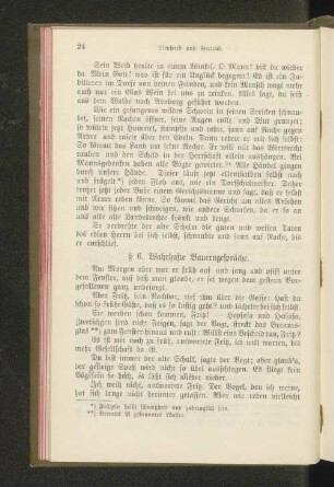 § 6. Wahrhafte Bauerngespräche.