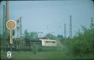 Forchheim Einfahrt Lok Baureihe 151 Güterzug Einfahrsignal Hp2 Einfahvorsignal
