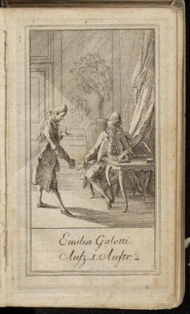 Emilia Galotti, Aufz. 1. Auftr. 2.