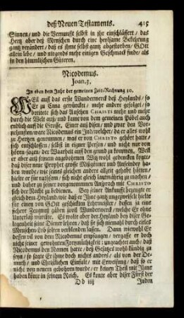 Nicodemus. Joan. 3.