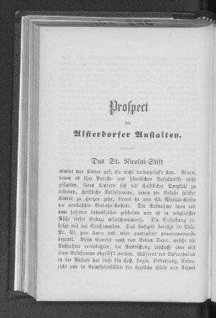 Prospect der Alsterdorfer Anstalten.