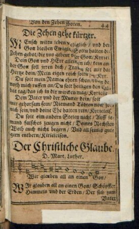 Der Christliche Glaube.