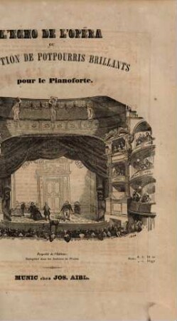 L' écho de l'opéra : ou collection de potpourris brillants sur des thèmes les plus favoris des nouveaux opéras ; arrangés pour le piano. 33, Der Guitarrespieler