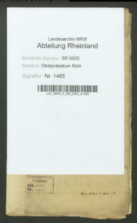 Beschwerde des landrätlichen Kommissars Grafen von Beyssel zu Bergheim wegen eines unglimpflichen Ausdrucks in einer Verfügung der Regierung
