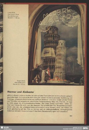 Marmor und Alabaster