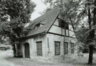Großschirma, Nebengebäude der Grubenanlage Grube Churprinz Friedrich August Erbstolln