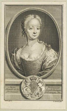 Bildnis der Anne, Princesse Roiale de la Grande Bretagne, Princesse d'Orange