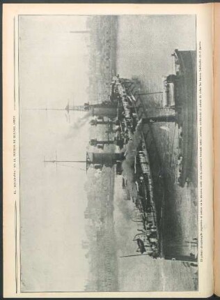 El "Rivadavia" en el puerto de Buenos Aires [Fotografía]