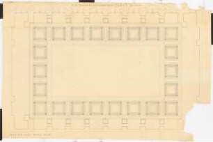 Reichsluftfahrtministerium, Berlin: Saalbau, Ehren-/Festsaal (Decke): Ansicht 1:20