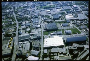 Freiburg: Industriegebiet Nord, Ausschnitt, von Norden