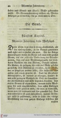 Der Geruch