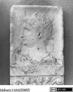 Reliefporträt des Kaiser Tiberius