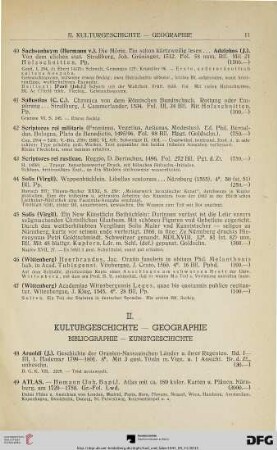 II. Kulturgeschichte – Geographie (Nr. 48-190)