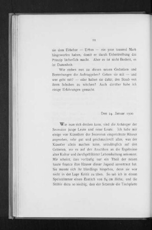 Den 24. Januar 1900