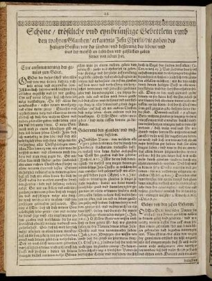 Schöne/ tröstliche und eynbrünstige Gebettlein umb den wahren Glauben [...]