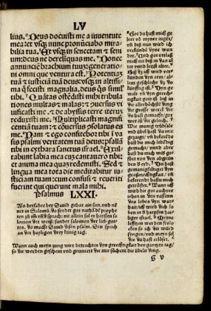 Psalmus LXXI. - Psalmus LXXX.