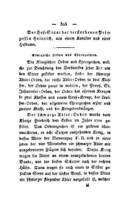Königliche Orden und Ehrenzeichen
